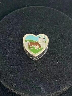 Pandora Kentucky Heart Charm S925 Sterling silver